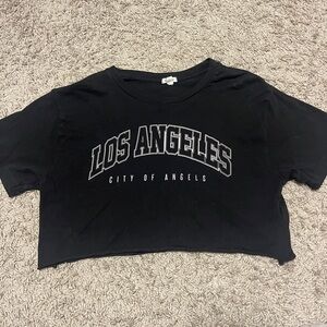 Garage “los angeles” women’s cropped tee